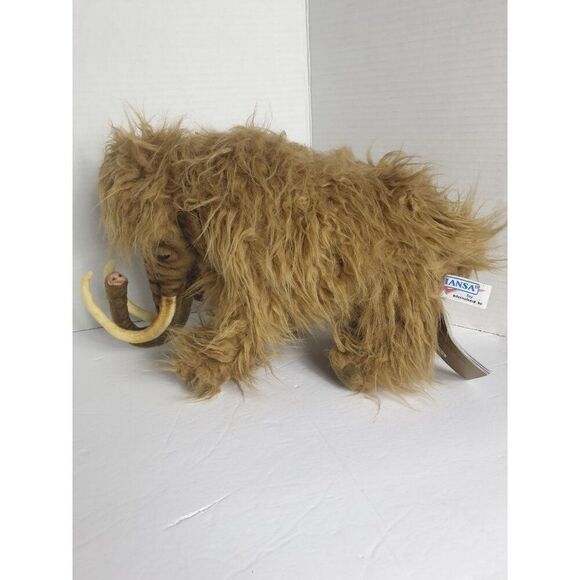 Hansa Woolly Mammoth Plush Animal Toy 16" Realistic Stuffed Figure NEW - Picture 9 of 9